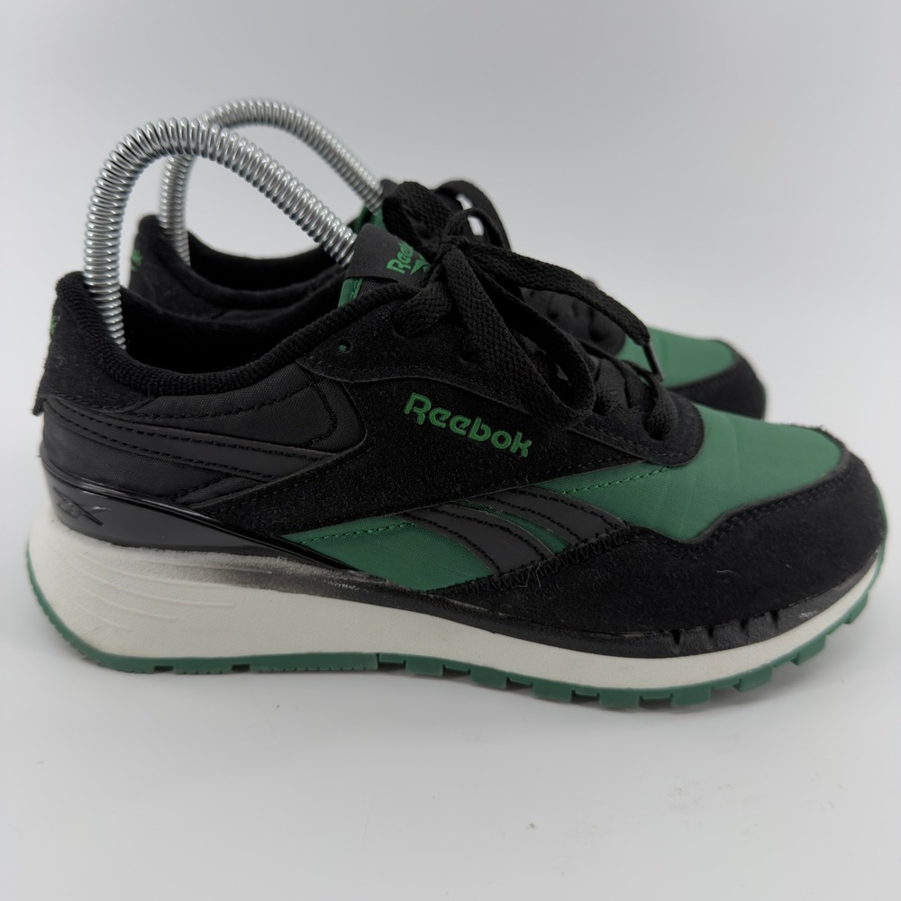 Reebok Classic Leather Legacy AZ Black Green Sneakers Mens 4 Womens 5.5